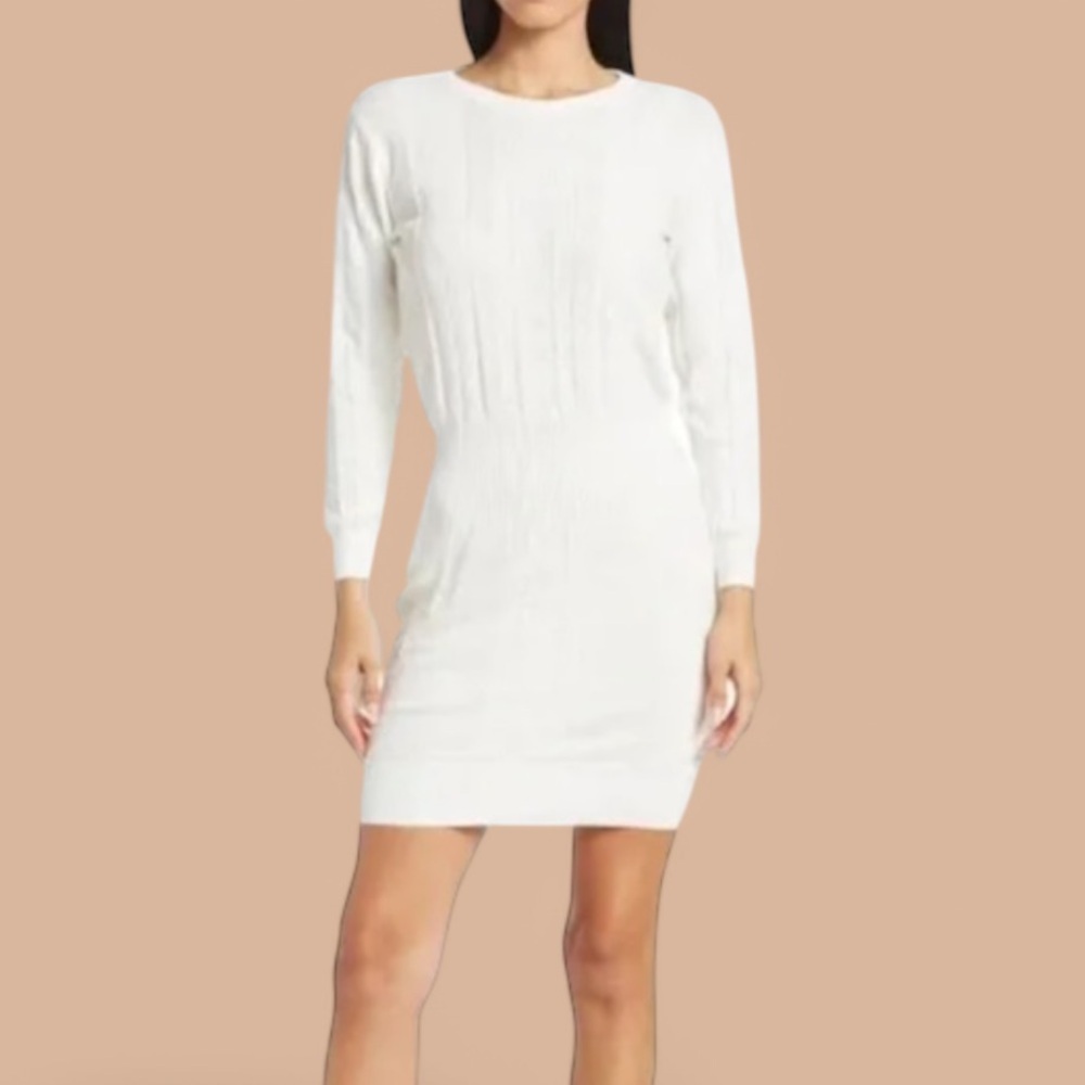 Area Stars Women's Lattice Sweaterdress, Size Small NWT